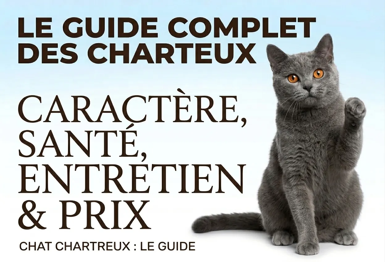 Chat Chartreux : caractère, santé, entretien et prix charteurx mignon