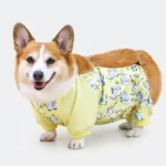 Combinaison-Corgi-Protection-Ventre-pratique Combinaison Imperméable Anti-Boue pour Corgi - Protection Ventre Intégrale - Spécial Pattes Courtes