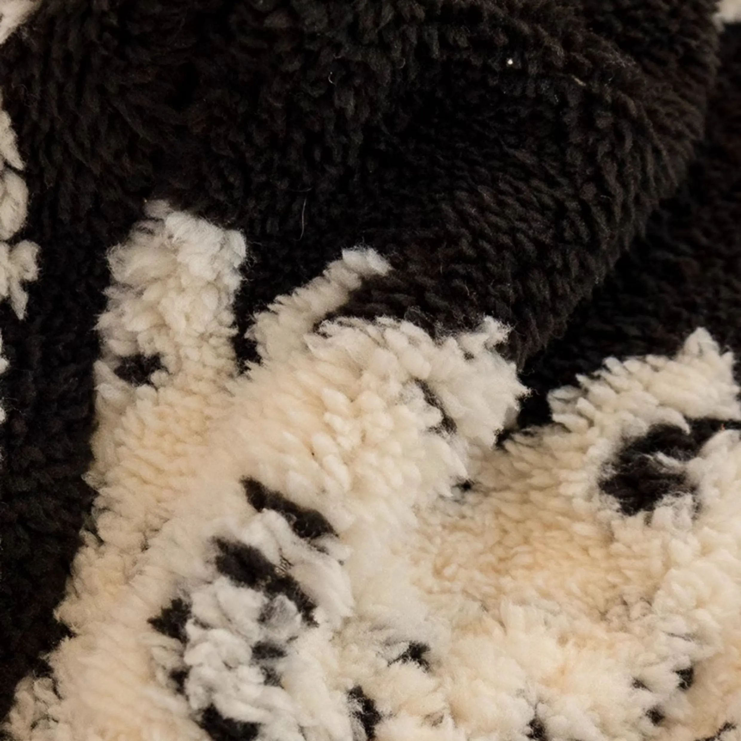 Peluche épaisse effet sherpa