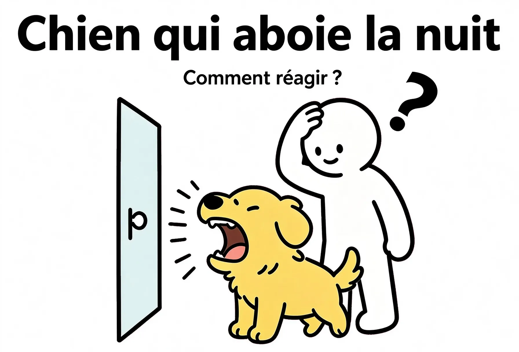 Chien qui aboie la nuit : pourquoi et comment l'arrêter Chien qui aboie la nuit : pourquoi et comment l'arrêter