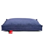 Coussin pour chien en velours côtelé, coloris bleu marine