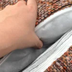 Fermeture éclair du panier chien déhoussable, pour retirer le garnissage